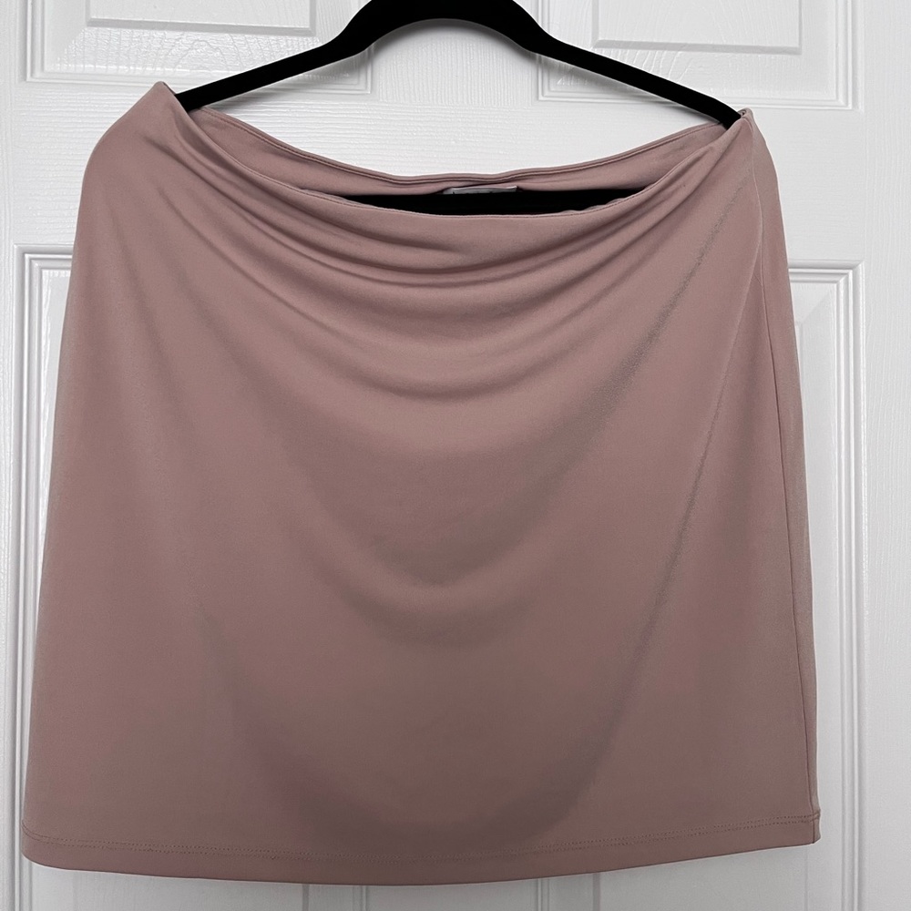 Beige Mini Skirt